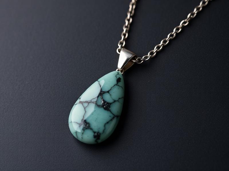 Caymanite Pendant w/ Sterling Chain