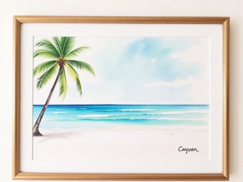 Original Watercolor — Seven Mile Beach